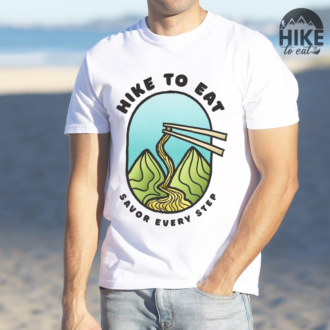Hike to Eat - Savor Every Step T-Shirt