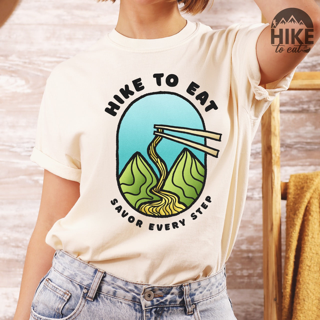 Hike to Eat - Savor Every Step T-Shirt