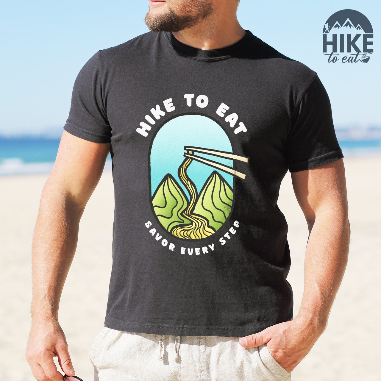 Hike to Eat - Savor Every Step T-Shirt