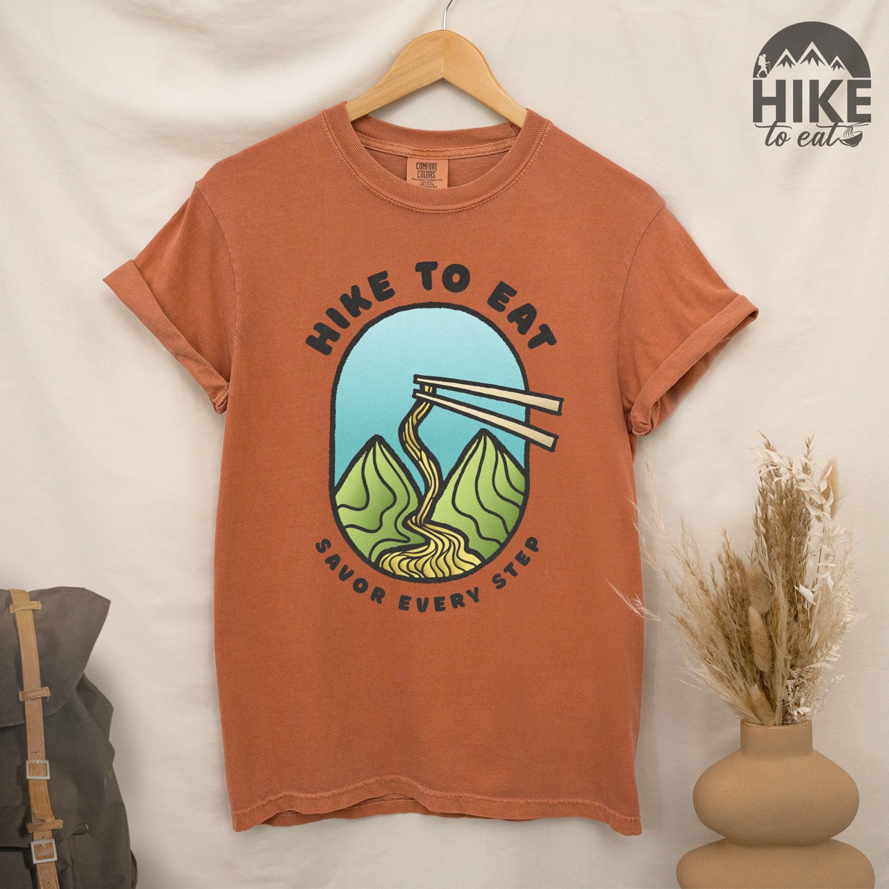 Hike to Eat - Savor Every Step T-Shirt